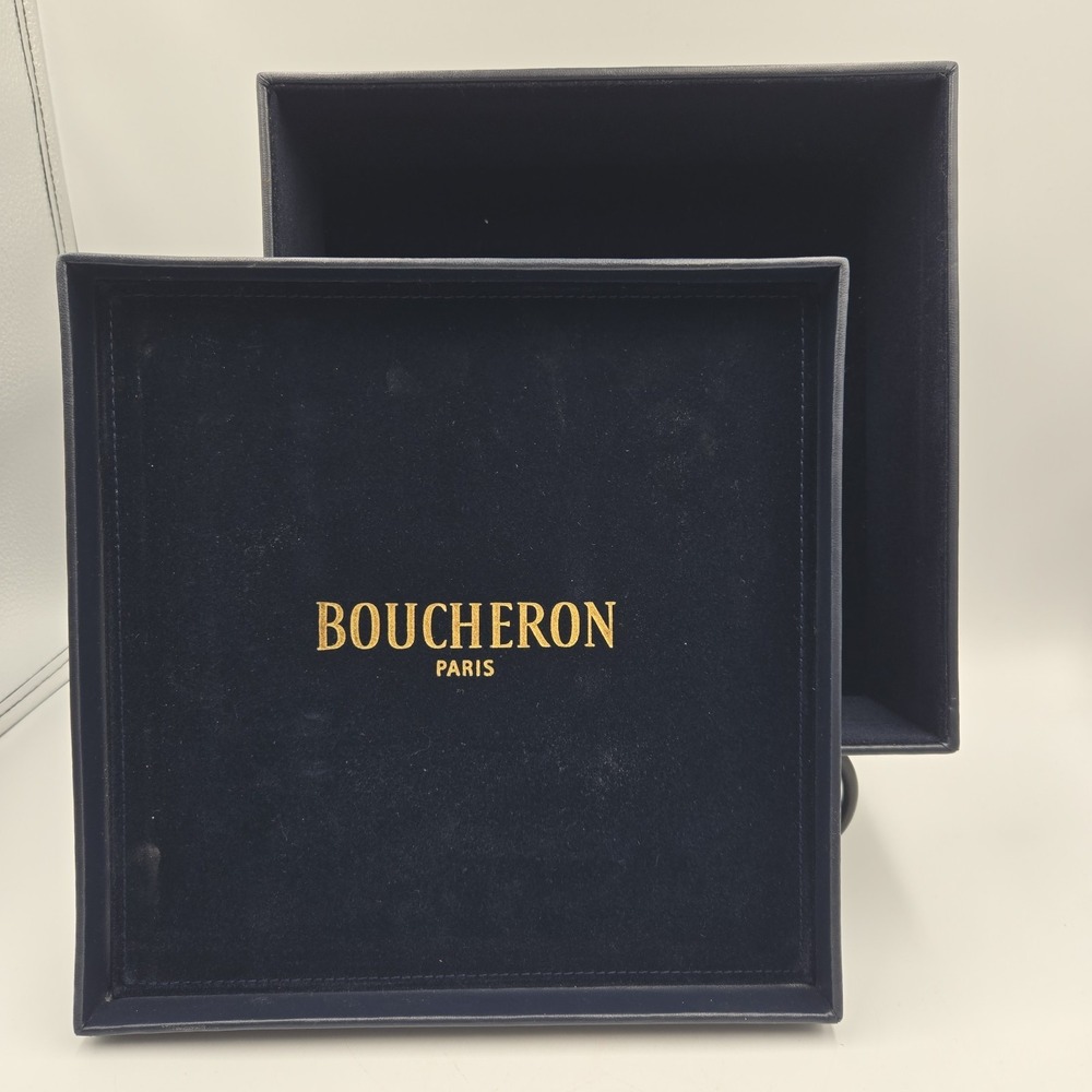 Boucheron Paris Limited Edition Blue Box for Parfum Jewelry 10x10 Rare VTG Elite
